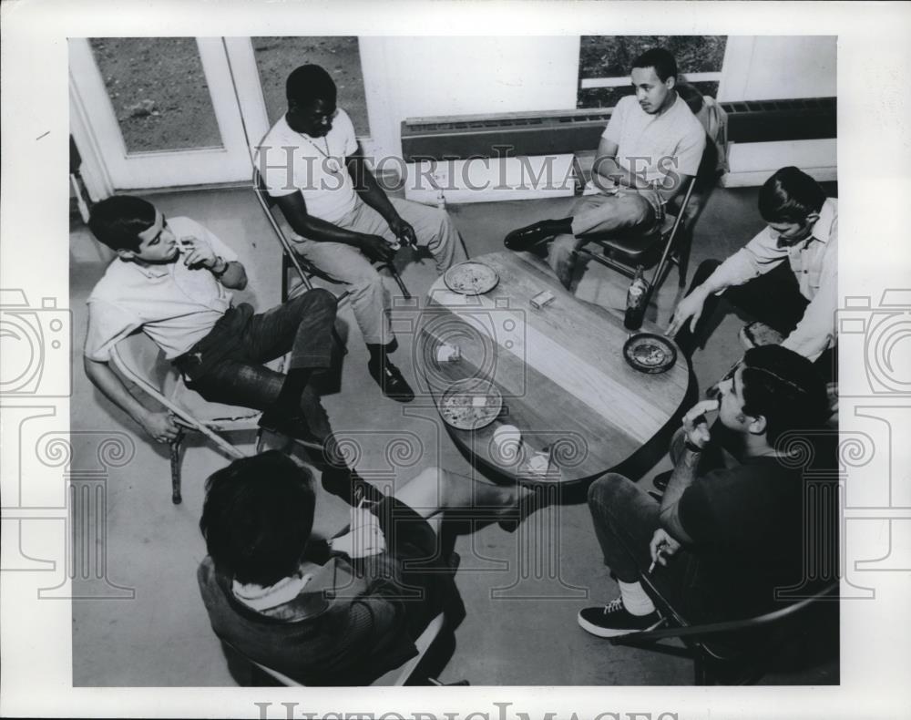 1970 Press Photo Vocational training rehabilitation at Exodus House in Cleveland - Historic Images