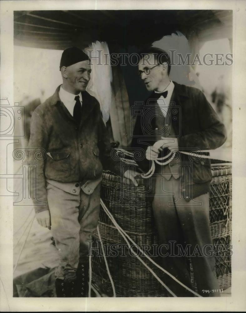 1931 Press Photo EJ Hill And Arthur Sehloser - Historic Images