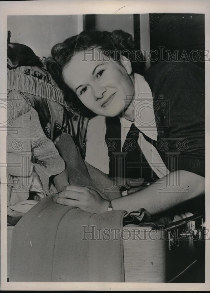 1938 Press Photo Betty Gregg, Pres. of Chia Omega at University of California - Historic Images