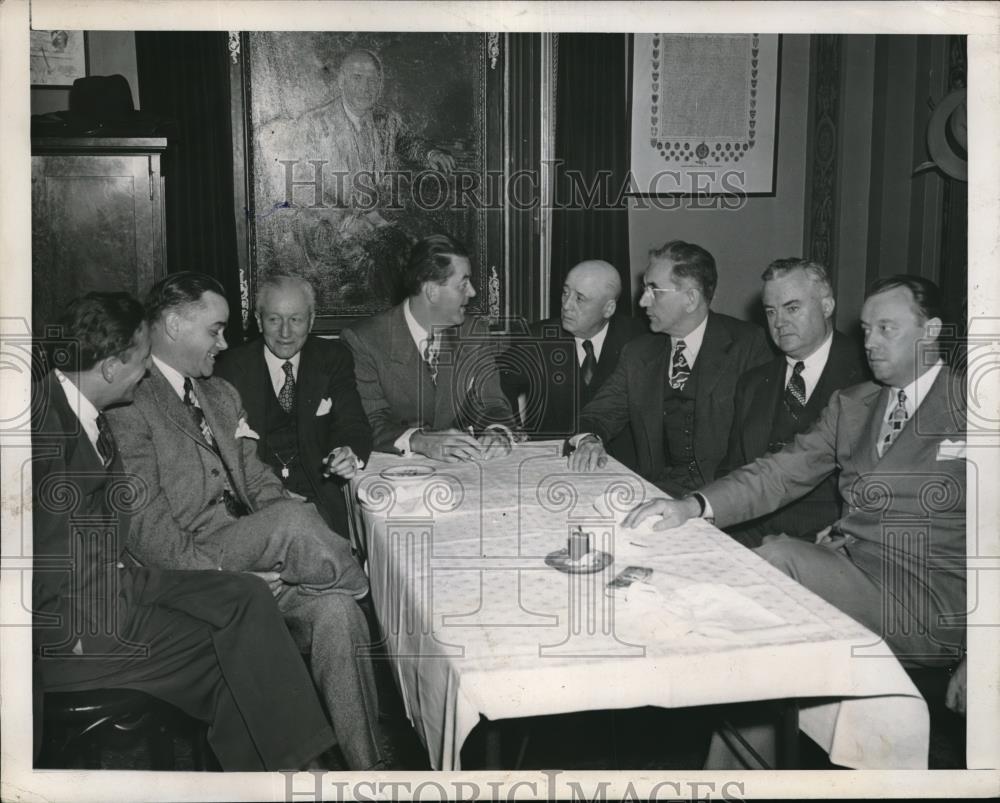 1946 Press Photo D.C. Democrats Liason Comm.O&#39;Neal,Nacey,Drewery,Hannegan - Historic Images