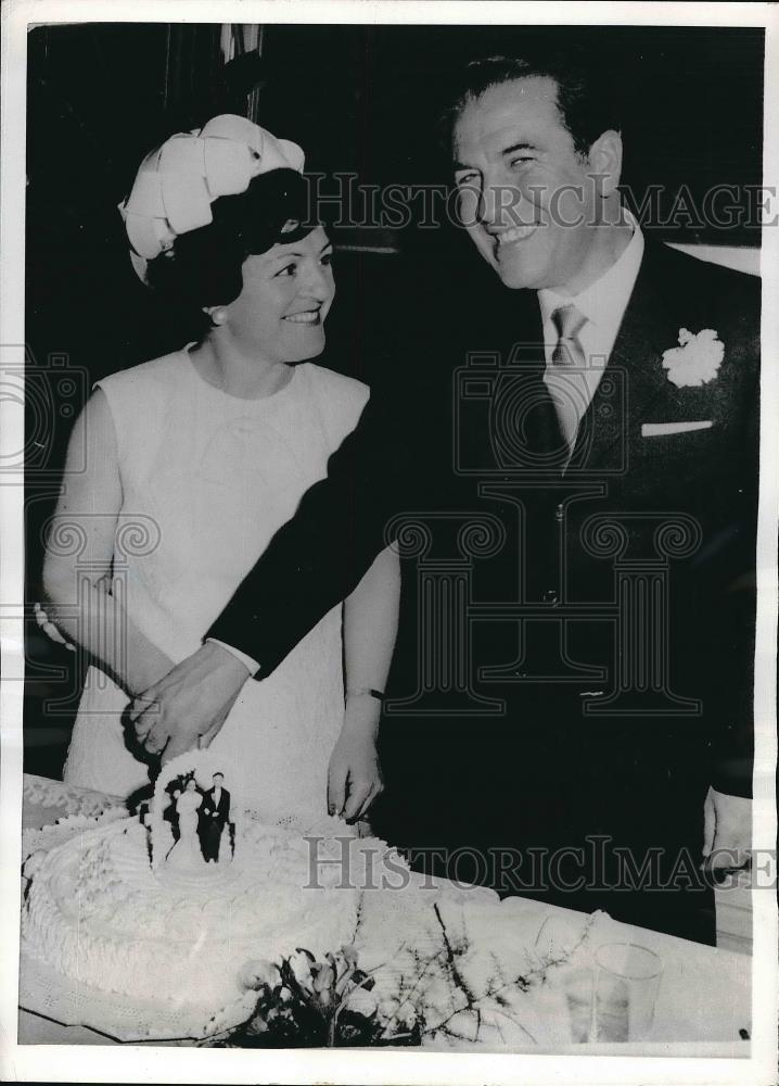 1969 Press Photo Former Giovanna Carlevaro with Husband Giovanni Musante - Historic Images