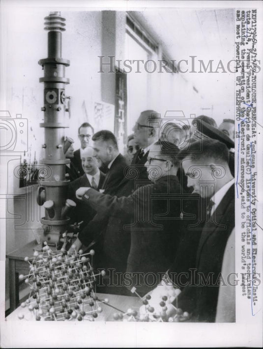 1959 Press Photo Toulouse University Optical Electronic Insitute Electronic - Historic Images