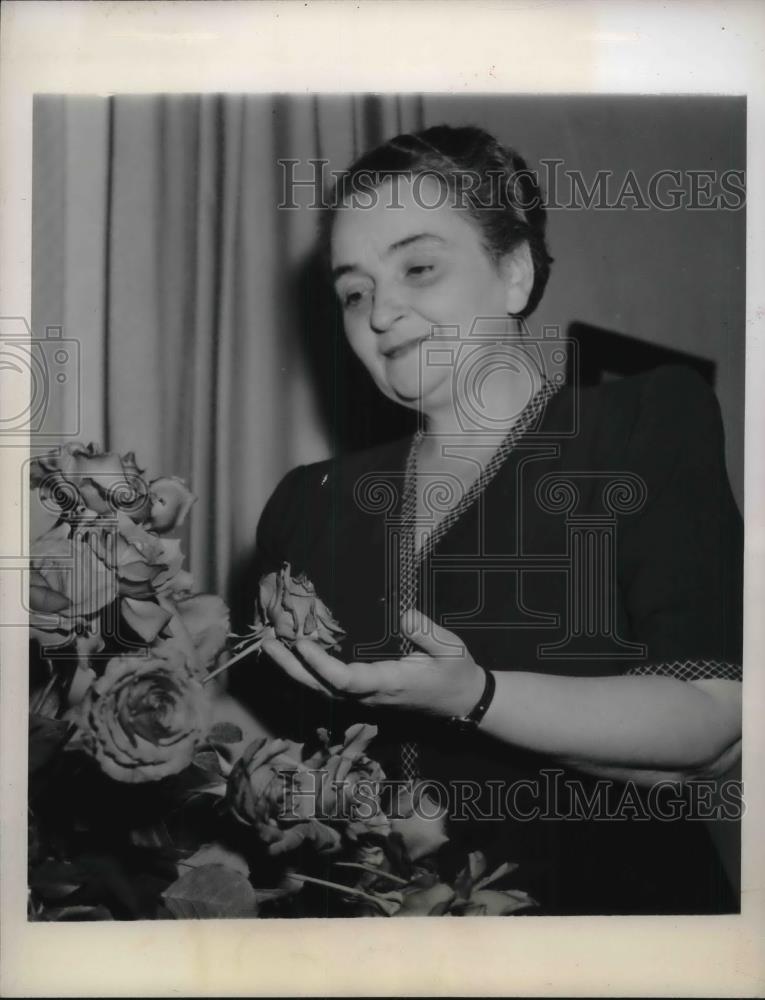 1947 Press Photo Wash.D.C. Mrs Zoltan Tildy, wife of Hungarian President - Historic Images