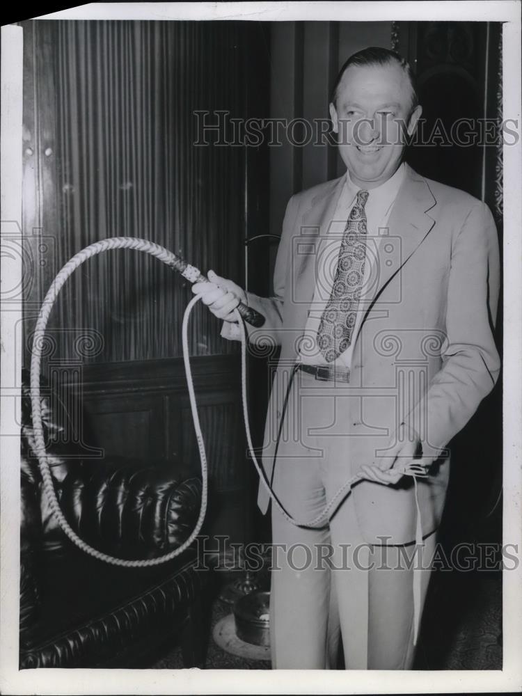 1943 Press Photo Wash.D.C. House of Reps minority whip Lee Arends - Historic Images