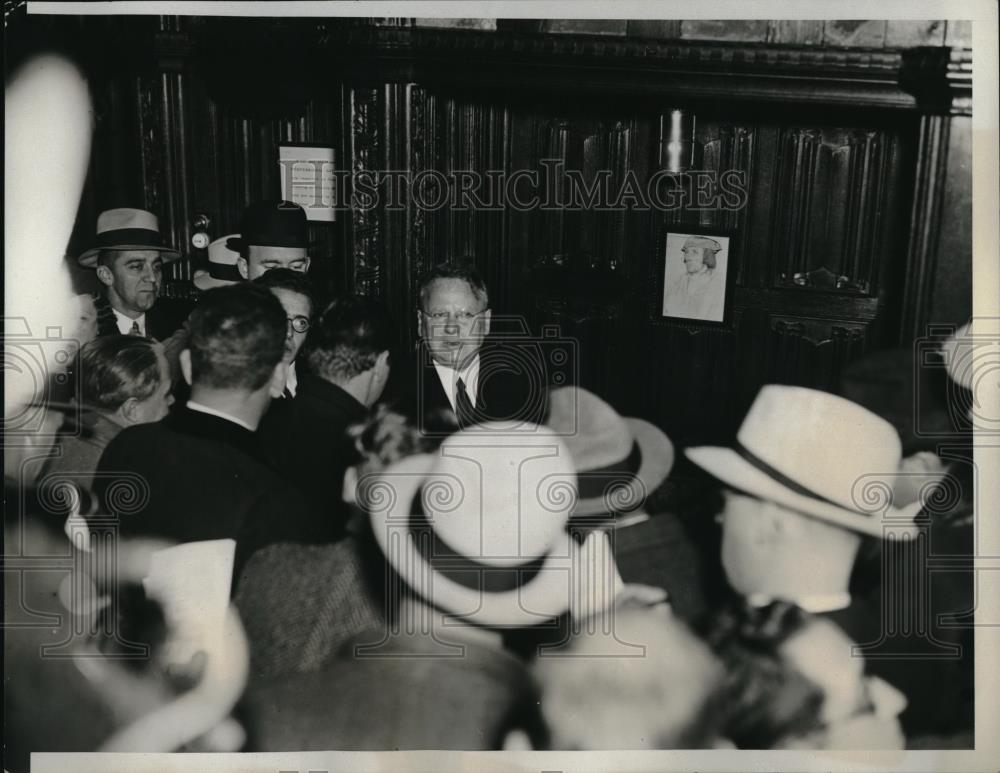 1933 Press Photo NYC, Soviet Commissar of Foreign Affairs, Maxim Litvinoff - Historic Images