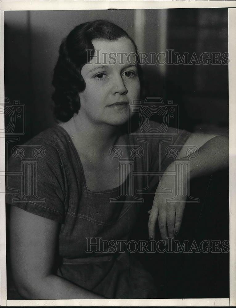 1935 Press Photo Sue Randolph, convicted on extortion charges - Historic Images