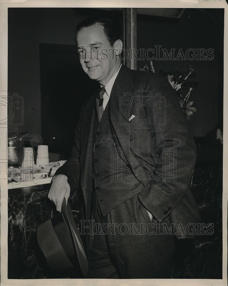 1946 Press Photo Philip D. Reed, Chairman of Board of General Electric Co. - Historic Images