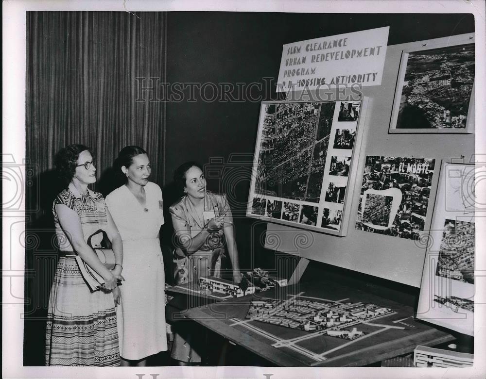 1952 Press Photo International Assoc. of Govt. Labor Officials, E. Dickey, Scott - Historic Images