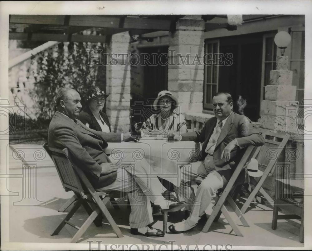 1932 Press Photo Mr. &amp; Mrs. J. R. Grainger, Mr. &amp; Mrs. J. C. Brahner - Historic Images