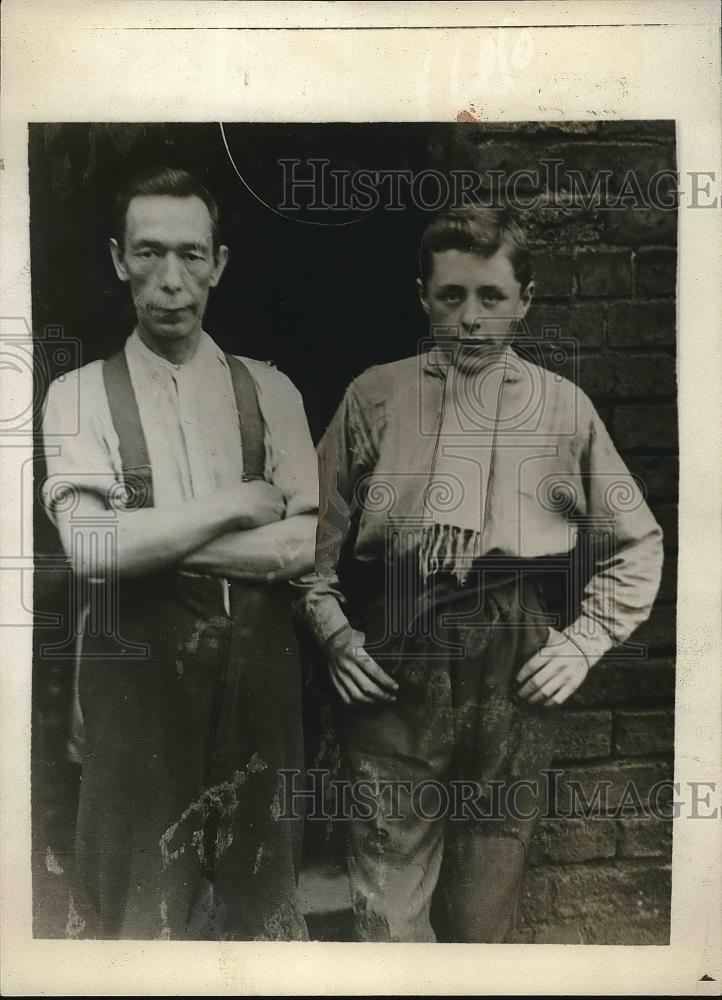 Leonard Charles Gray Reed and his step-father Charles Reed 1929 Vintage ...