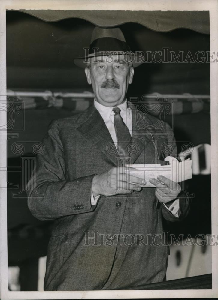 1938 Press Photo British Amb. Sir Ronald Lindsay at D.C. State Dept. - Historic Images