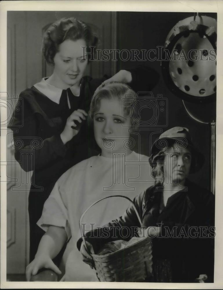 1933 Press Photo Helen MacKellar Gets Hollywood Makeover for The Goose Woman - Historic Images