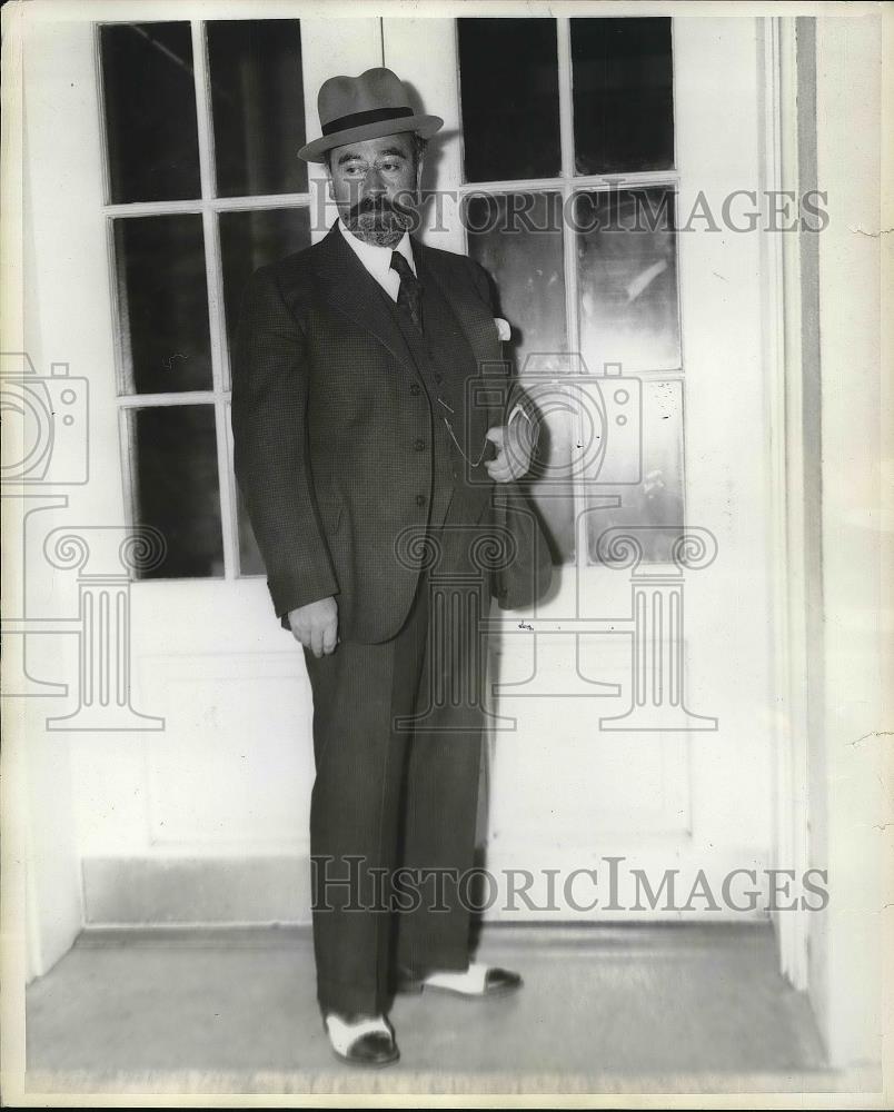 1937 Press Photo Spanish Ambassador Dr. Don Fernando de los Rios - nea86871 - Historic Images