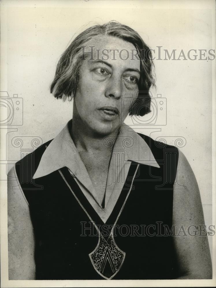 1930 Press Photo Mrs. Mary Hartman Police suspect poisoning - Historic Images