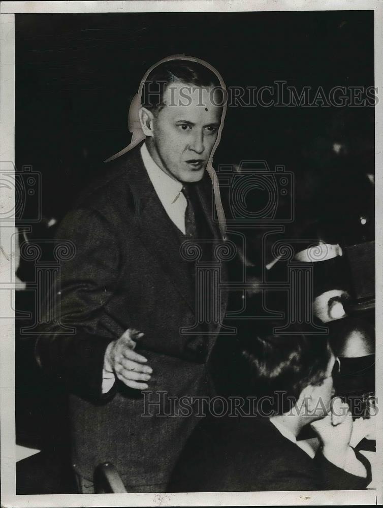 1934 Press Photo Harry L. Hopkins - Historic Images