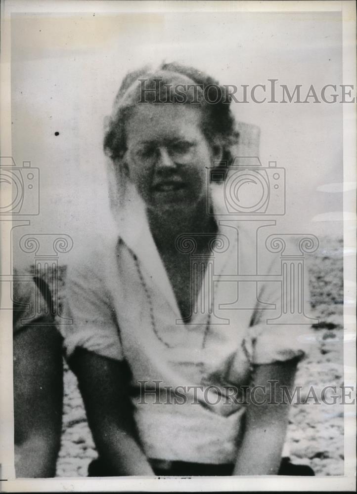 1938 Press Photo Seattle, Wash. Virginia Taylor safe after lost hiking in Mts - Historic Images