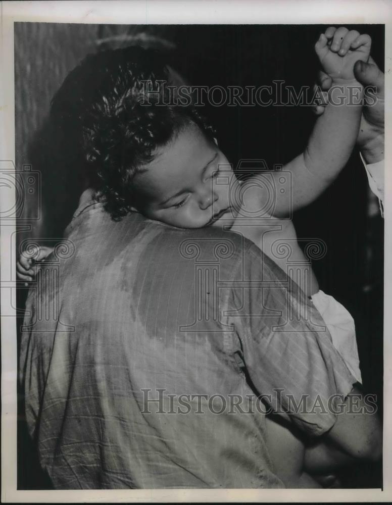 1939 Press Photo Atlantic City, N,J.Jimmy Giegerich, age 15 mths at Baby Pageant - Historic Images