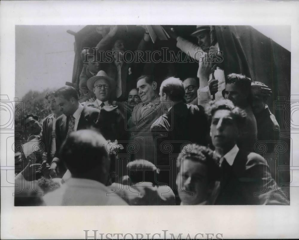 1946 Press Photo Buenos Aires,Dr jose Tamborini candidate for President - Historic Images