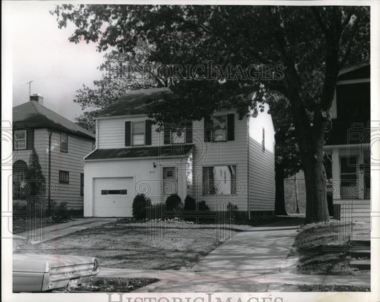 1956 Press Photo House at 2005 Hilton Road sold by Hilltop. - Historic Images