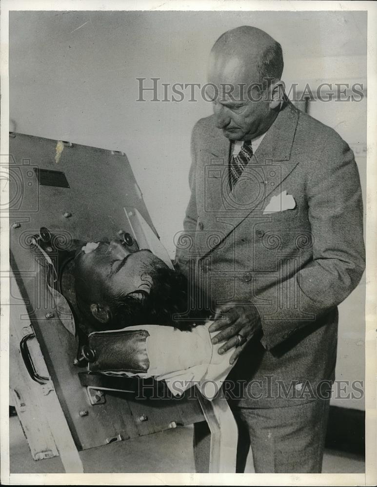 1932 Press Photo Dr JE Geiger City Health Officer Of San Francisco - Historic Images