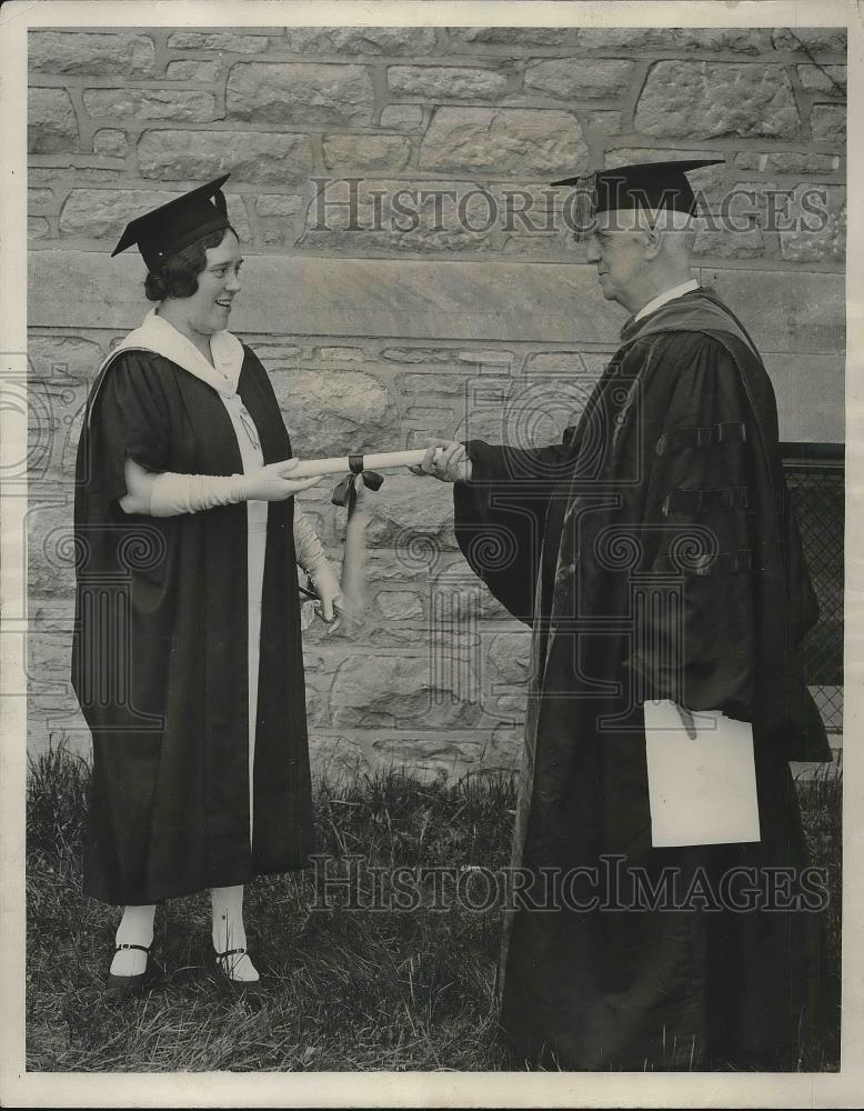 1931 Press Photo Univ. og Mo. Dean Walter Williams &amp; wife Mrs Sara Lockwood - Historic Images