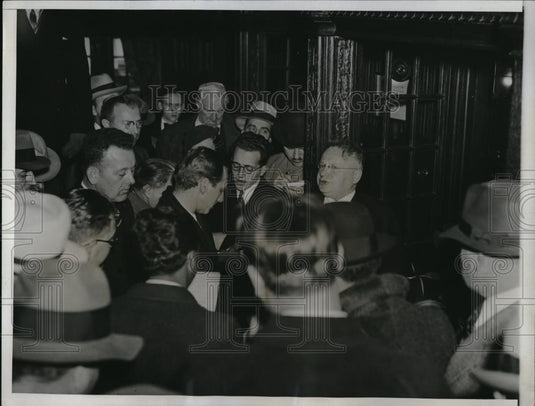 1933 Press Photo Soviet Commissar of Foreign Affairs, Maxim Litvinoff in NYC - Historic Images