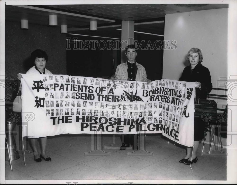 1962 Press Photo Miyoko Matsubara, Hiromasa Hanabusa, Barbara Reynolds - Historic Images