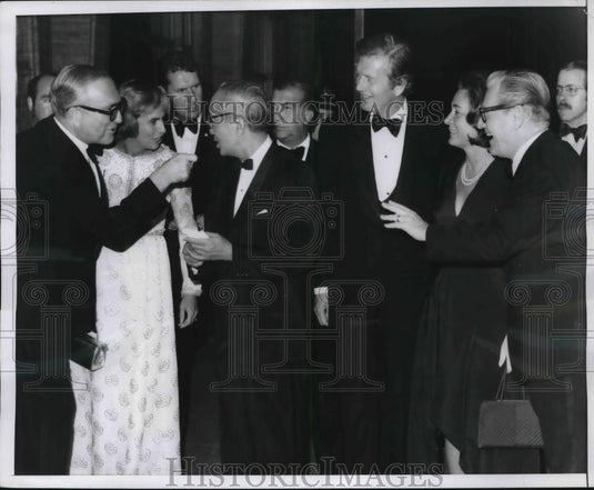 1970 Press Photo UN Edward Hambre, General Thant, Mayor John Lindsay - Historic Images