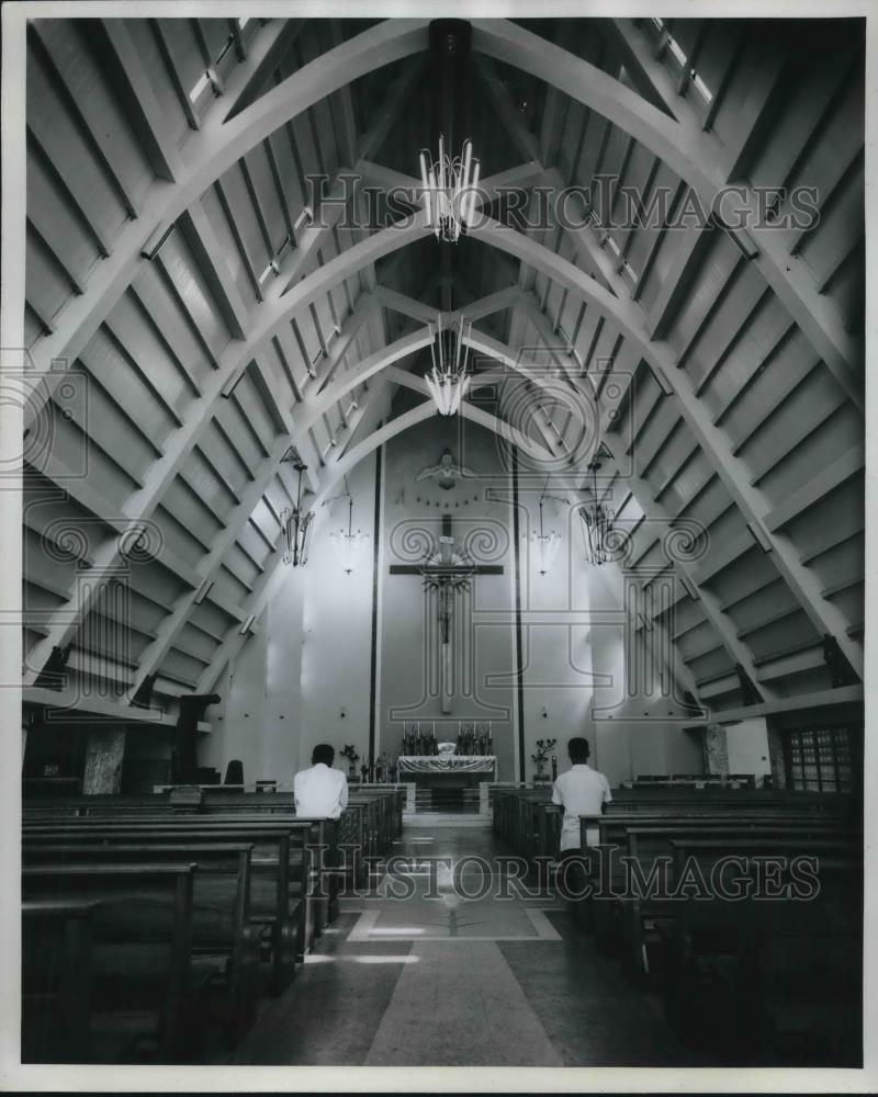 1961 Press Photo Taipei, Taiwan, Cathedral of Immaculare Conception - Historic Images