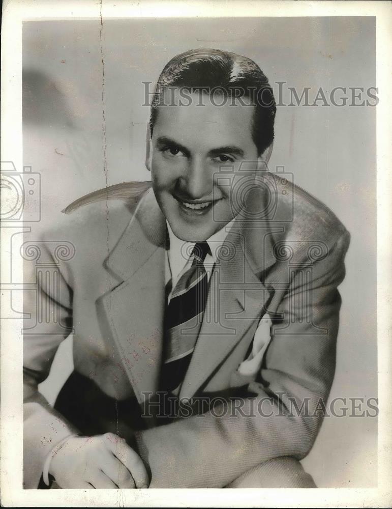 1939 Press Photo Musician Producer Everett Hoagland &amp; His Orchestra - neb09556 - Historic Images