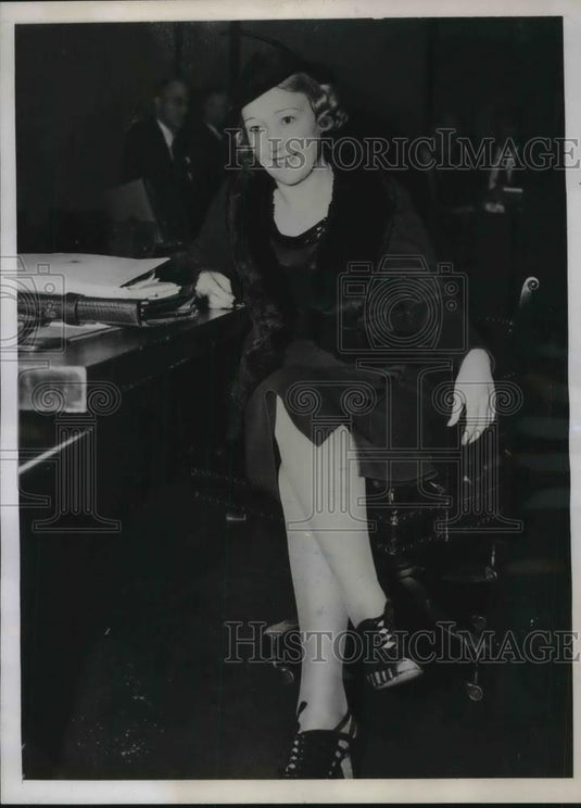 1938 Press Photo Lois Preston Gilbert wins divorce from Irving Gilbert in L.A. - Historic Images