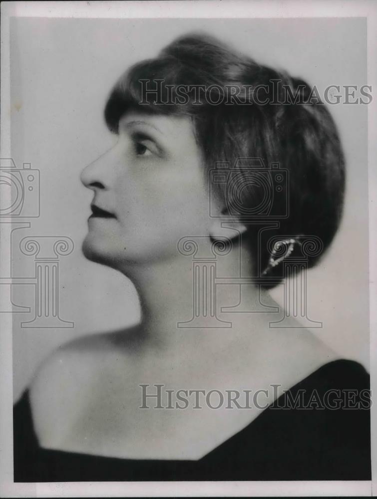 1937 Press Photo Writer, Miss Gertrude Atherton - Historic Images