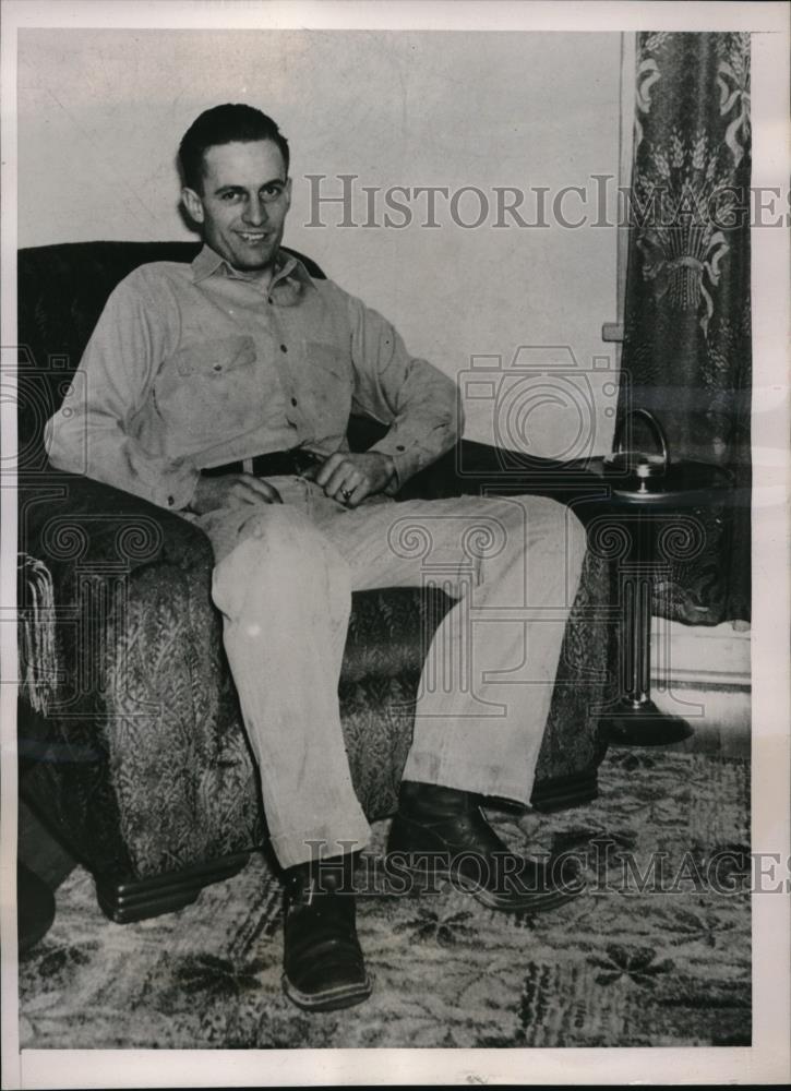 1939 Press Photo Boise, Idaho Darrell Gross, was robbed by kidnapper D Harper - Historic Images