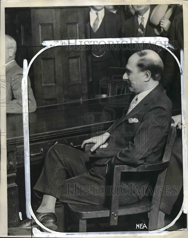 1929 Press Photo Amante Rongetti after being found guilty of manslaughter - Historic Images