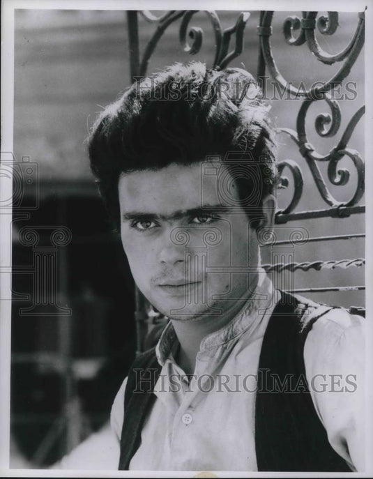 1963 Press Photo Stathis Giallelis, Greek Actor - Historic Images