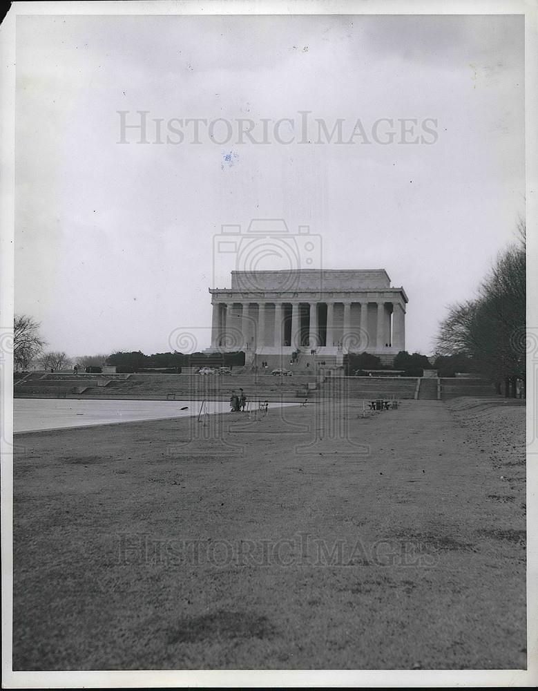 1944 Press Photo Exterior view of Lincoln Memorial in Wash.D.C. - Historic Images