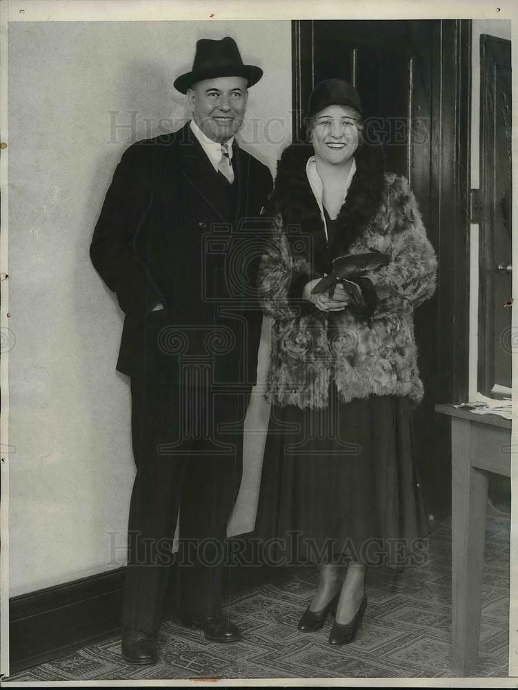 1930 Press Photo Rheba Crawford &amp; Ray Splivalo announce engagement - Historic Images