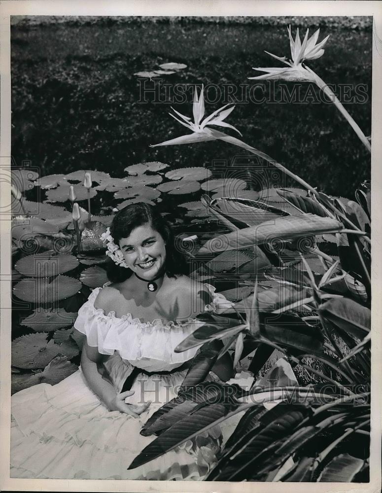 1958 Press Photo Cypress Gardens Molly Andrey - Historic Images