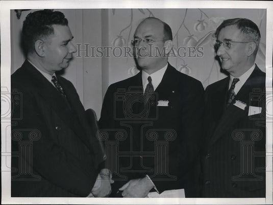 1941 Press Photo Circulation Managers, McFetridge, James Shryock, Clem O'Rourke - Historic Images