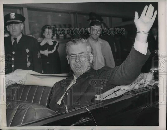 1948 Press Photo Henry Wallace Progressive Party Presidential Candidate Chicago - Historic Images
