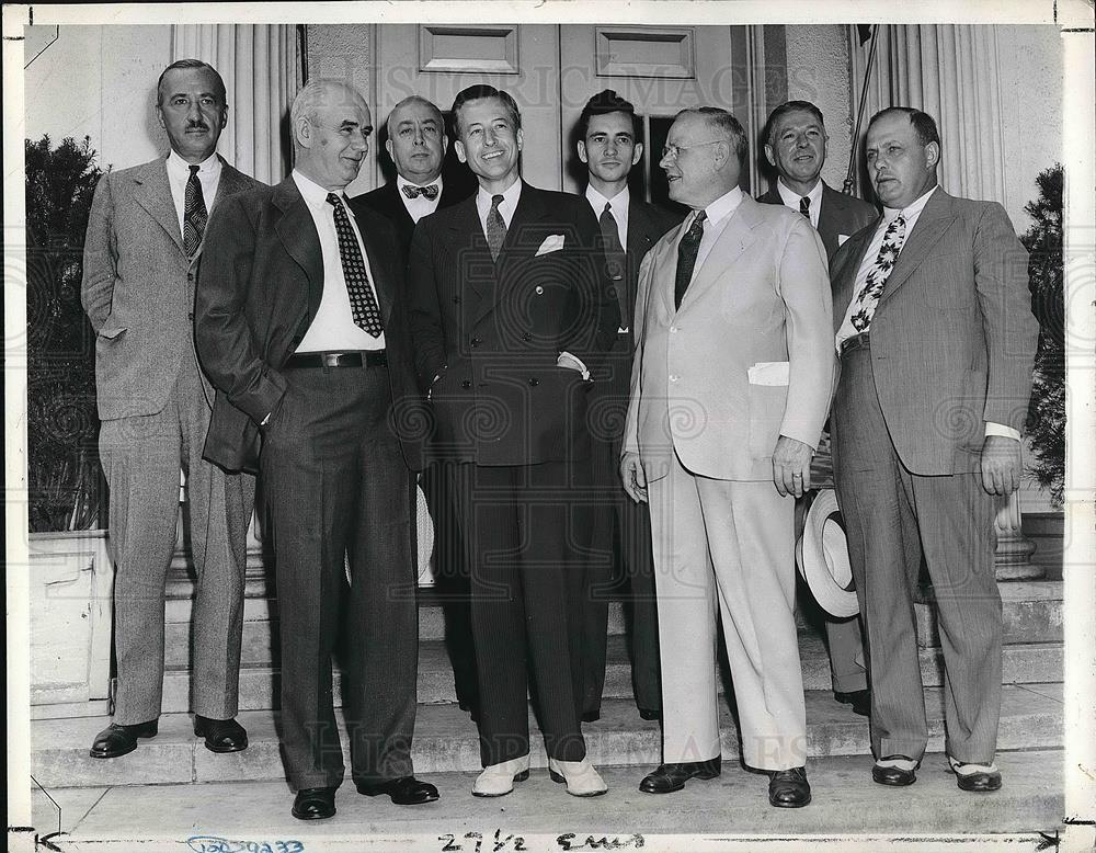 1942 Press Photo AFL-CIO in D.C. Witherow,Murray,Weisenburger,Johnston,Carey - Historic Images