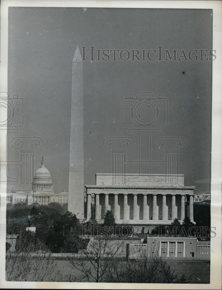 1962 Press Photo Foreshortening View Which Brings Them Together Of Washington - Historic Images