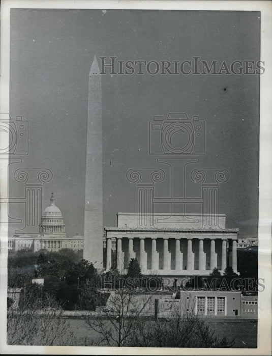 1962 Press Photo Foreshortening View Which Brings Them Together Of Washington - Historic Images