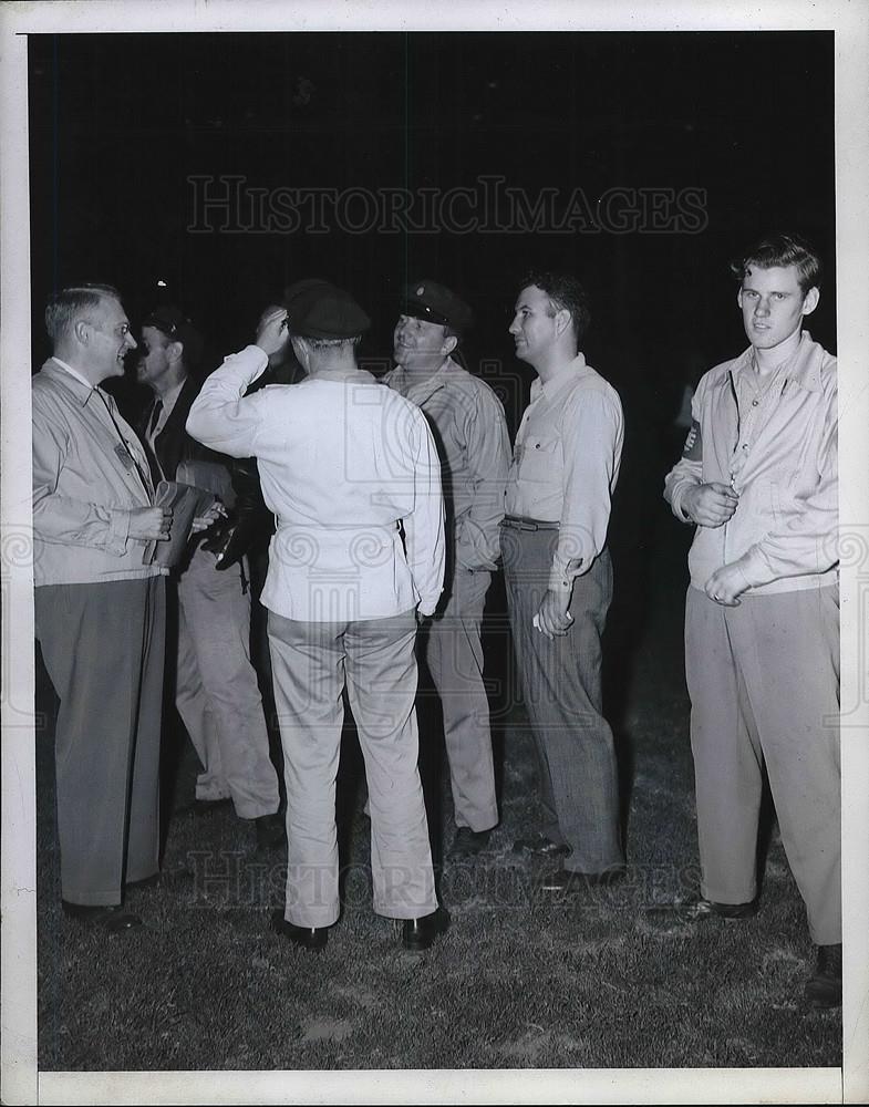 1946 Press Photo Editor Whitney Raines, George Seitz, John Gibbons, J. Radigan - Historic Images