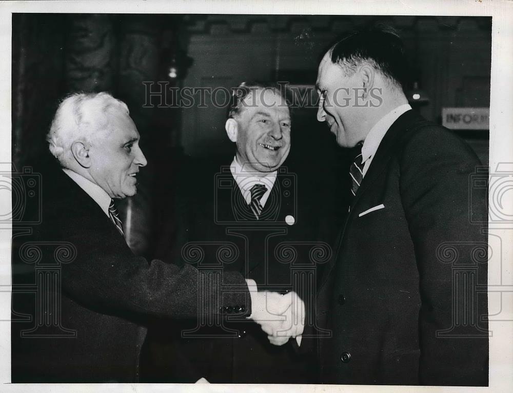 1946 Press Photo M. Paul Bongour, M. Koustenov Veteran Statemen French delegate - Historic Images