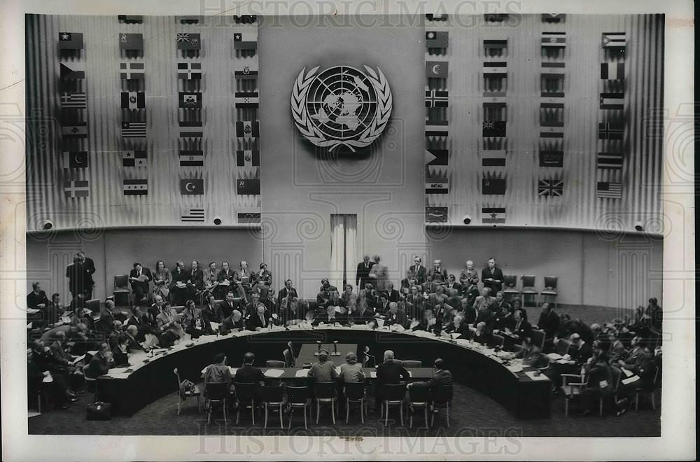 1948 Press Photo Paris, France UN Securit Council for Berlin blockade - Historic Images