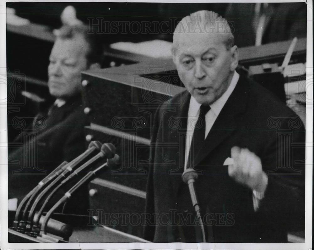 1970 Press Photo Willy Brandt Kurt Georg Kiesinger - neb13702 - Historic Images