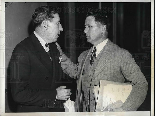 1938 Press Photo Senators Allen Ellender & Claude Pepper - Historic Images