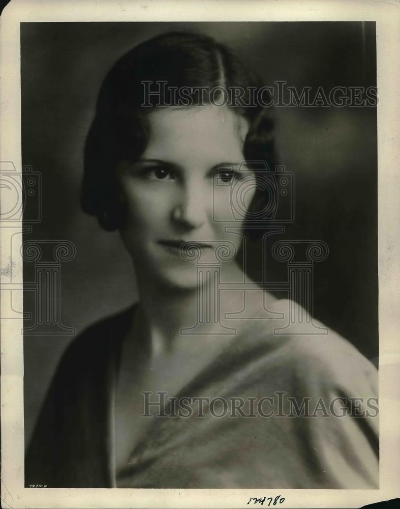 1939 Press Photo Miss Celeste Jedel Junior Student Of Barnard College - Historic Images