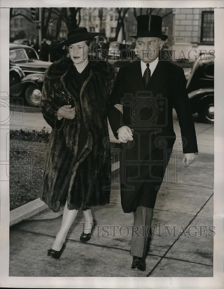 1940 Press Photo Secretary of War Harry Woodring mrs Woodring - neb48230 - Historic Images